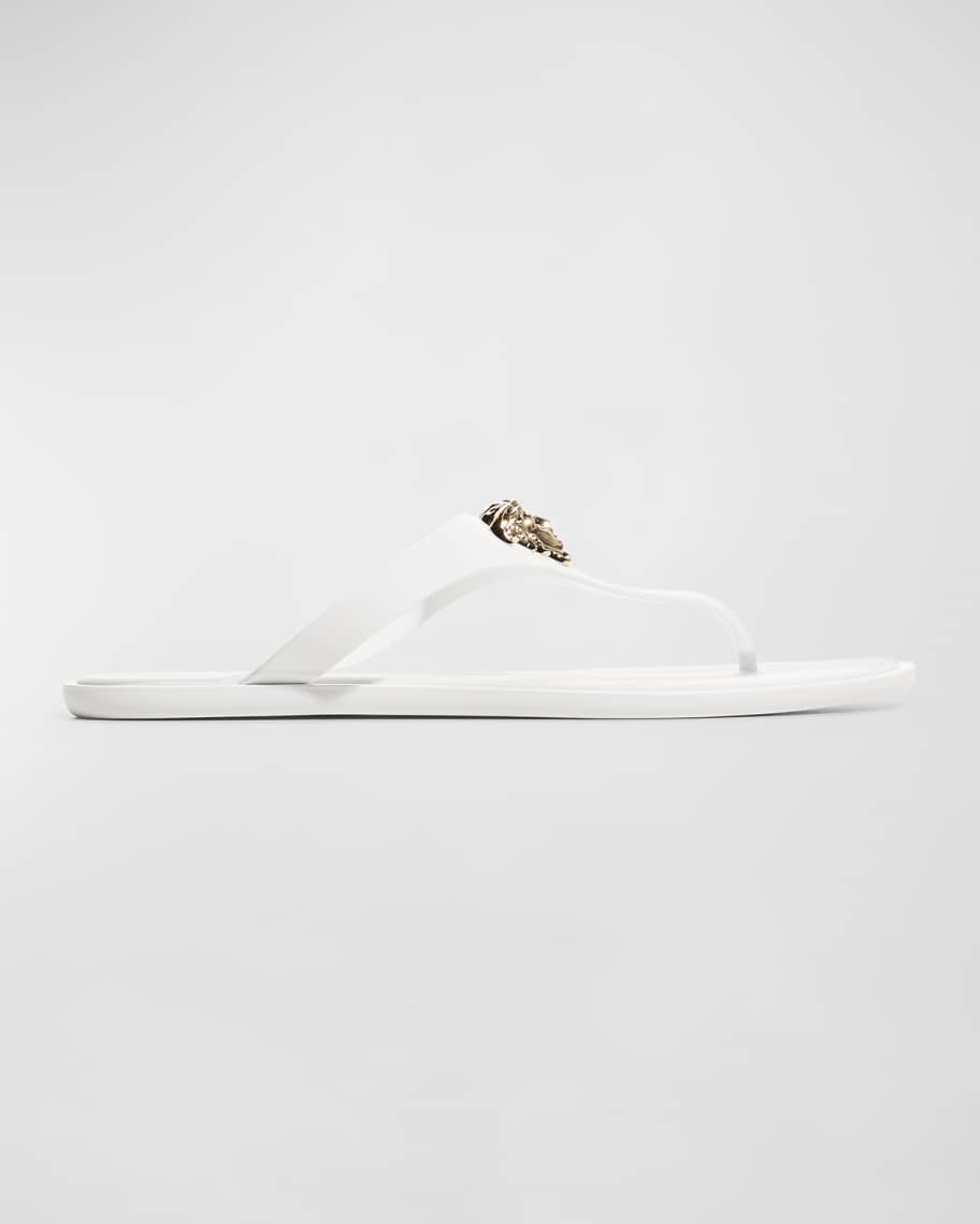 Versace sandals white on sale