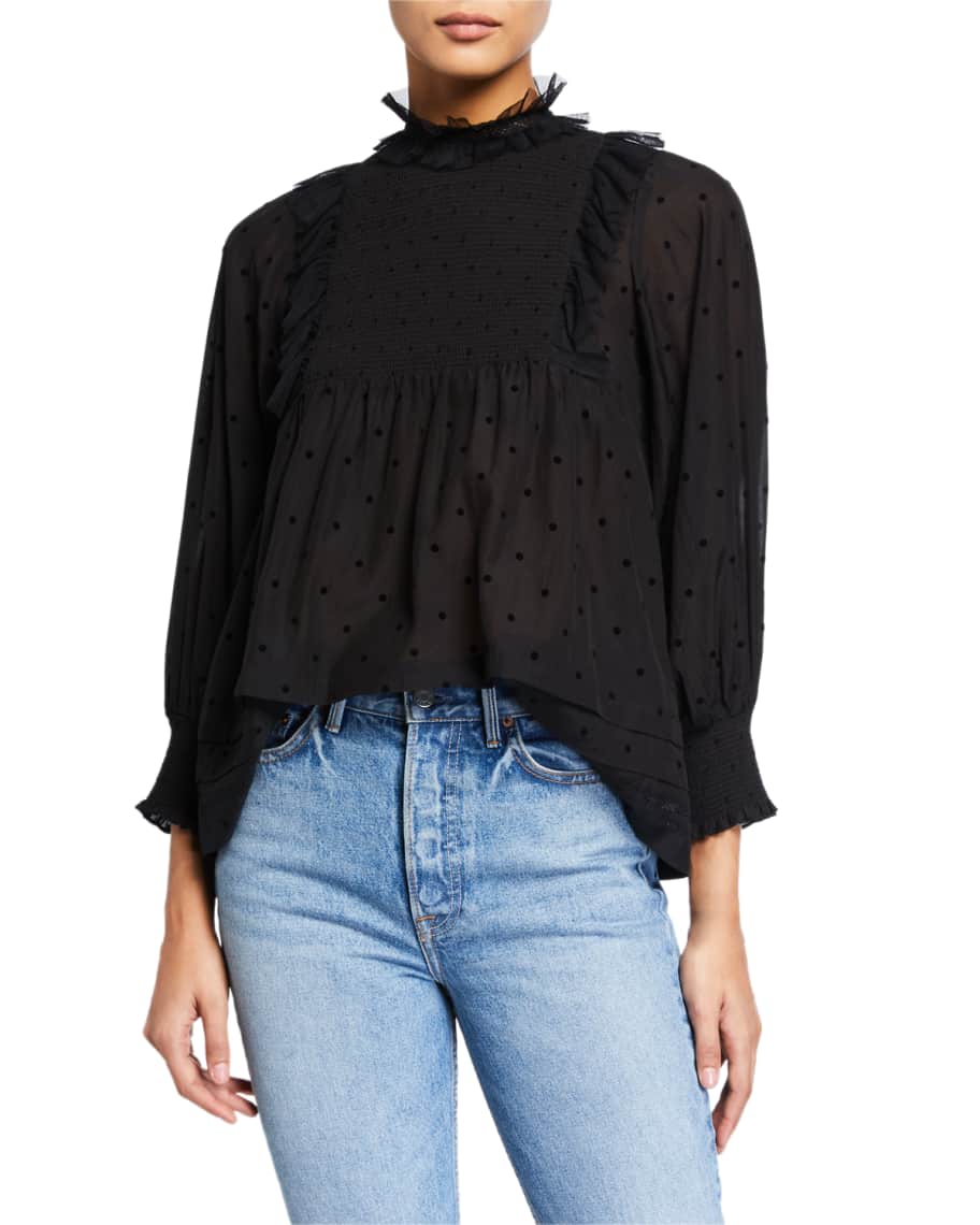 The Great The Portrait Long-Sleeve Top | Neiman Marcus