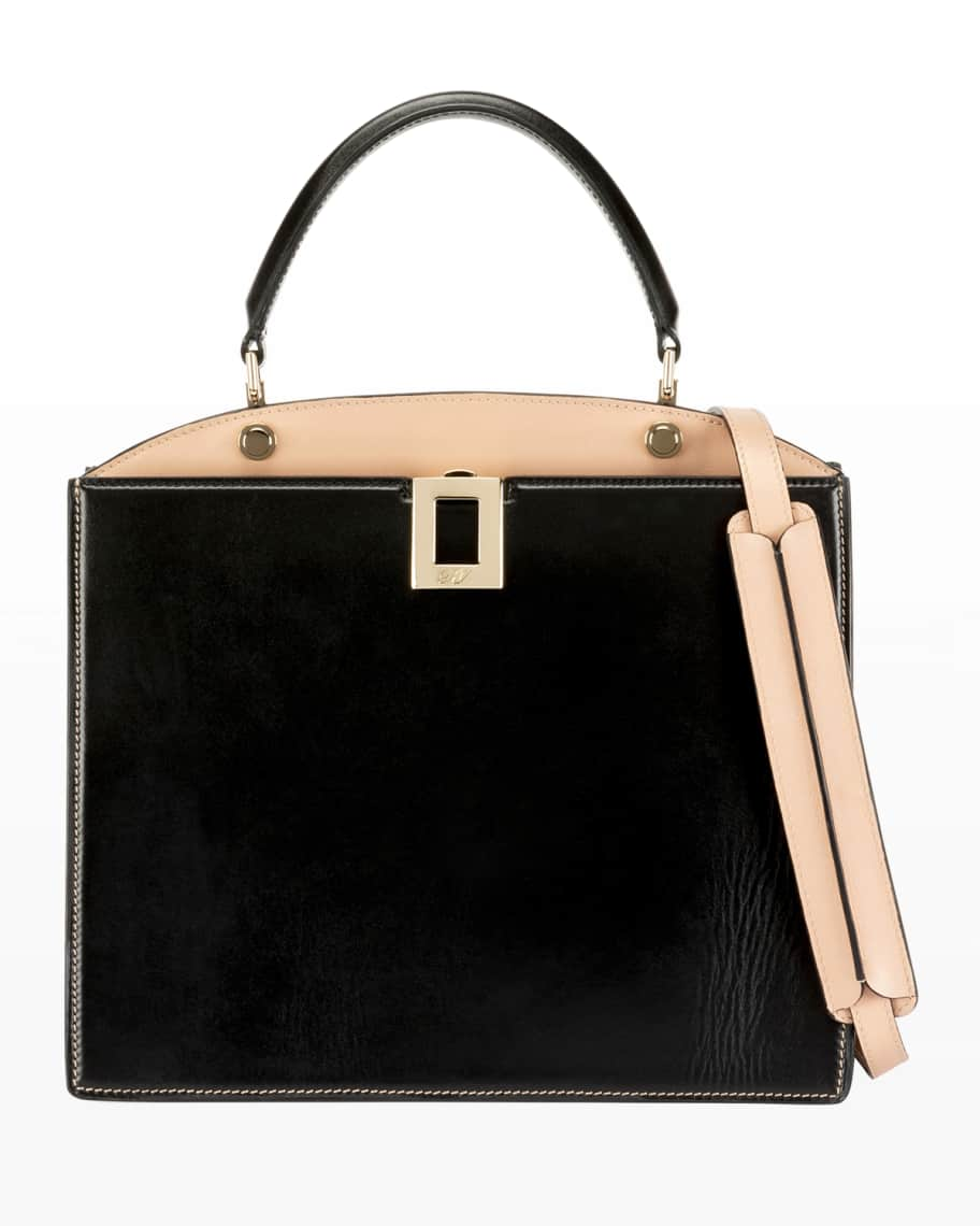 Roger Vivier So Vivier Medium Leather Shoulder Bag | Neiman Marcus