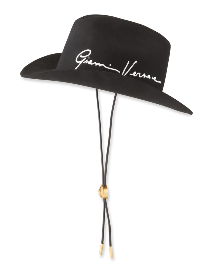 Versace cowboy hat deals