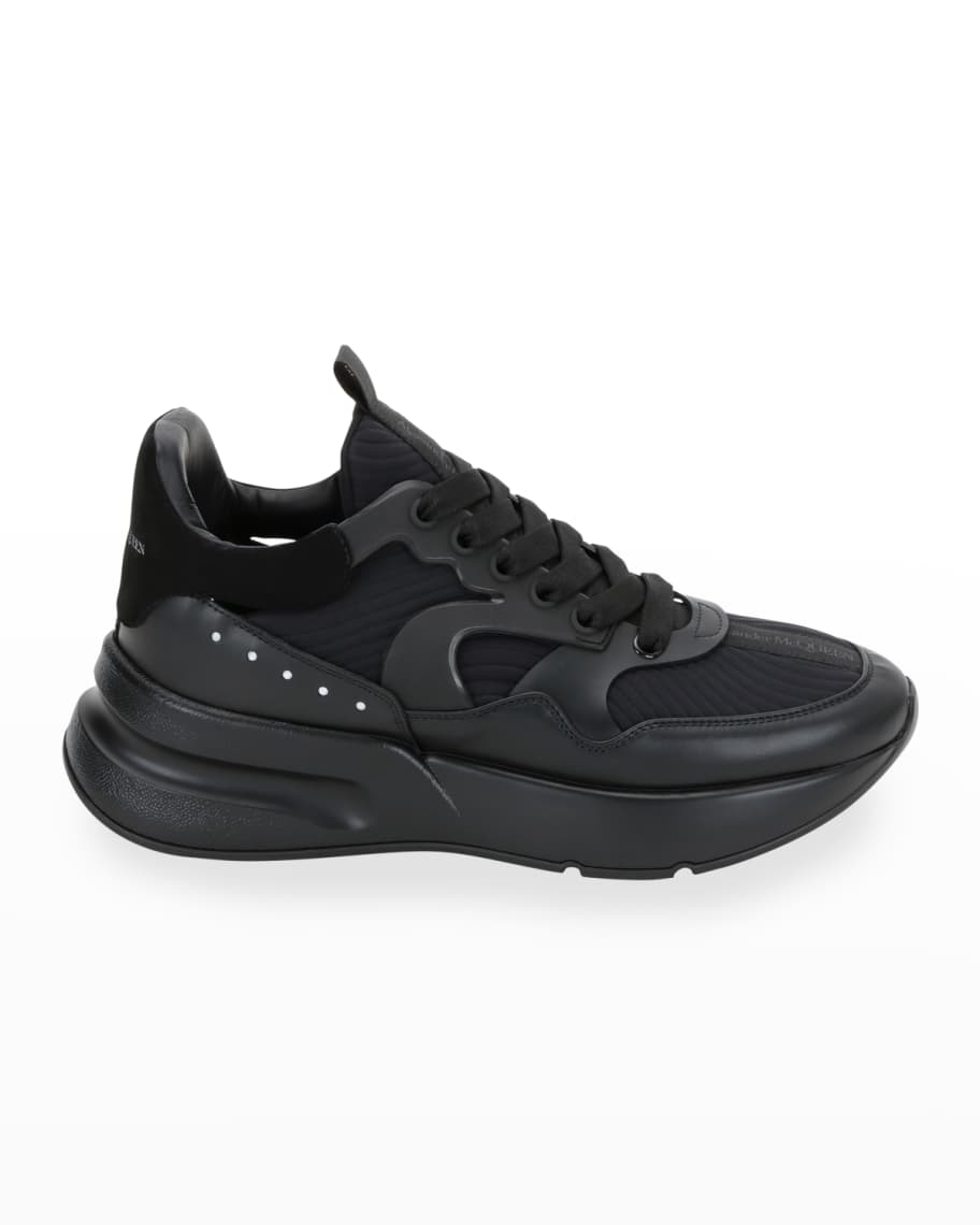 Alexander McQueen Men's Tonal Oversized Runner Sneakers | Neiman Marcus