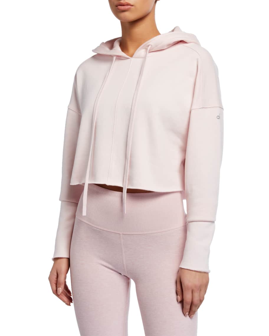 Alo edge crop hoodie outlet