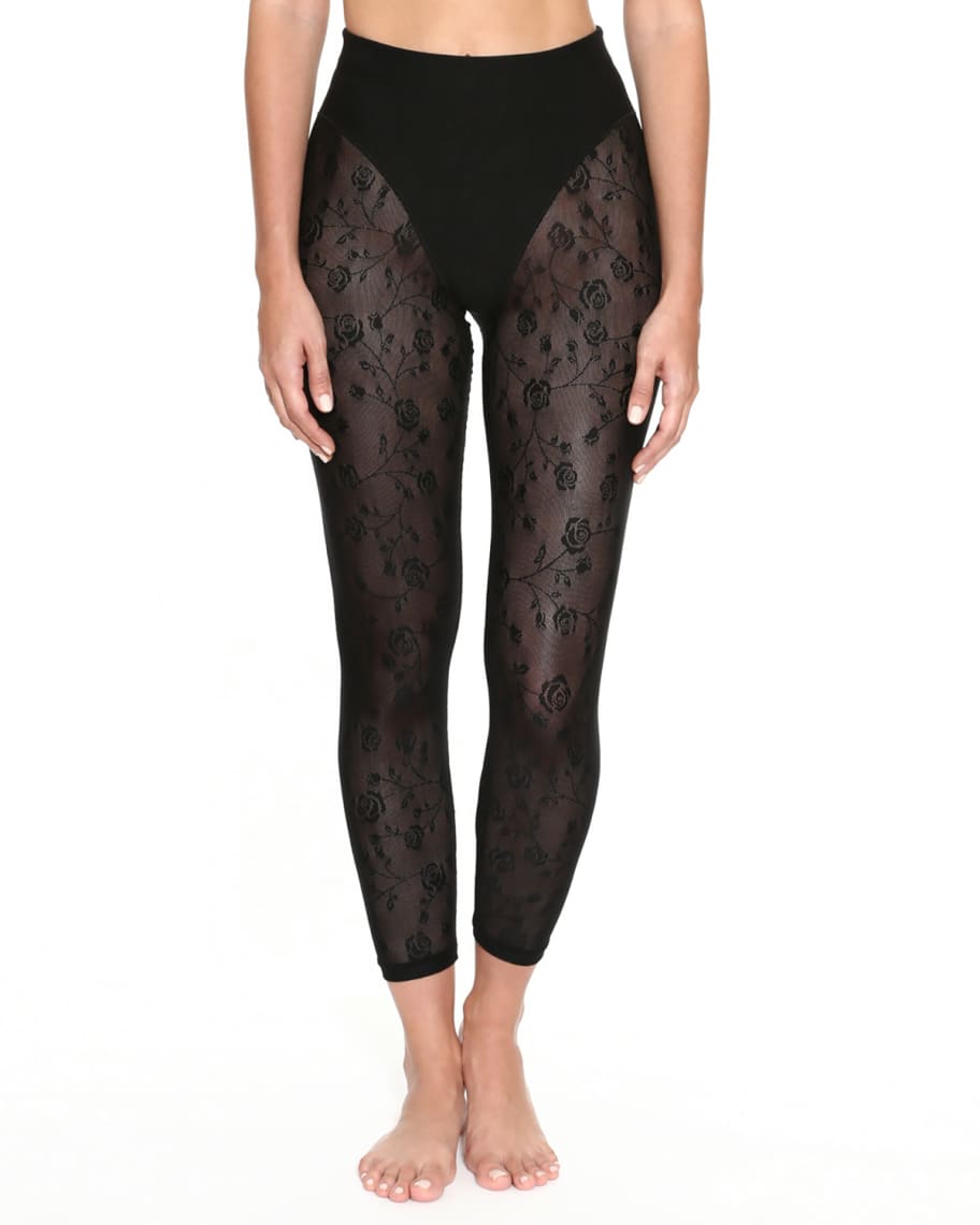 Adam Selman Sport Sheer French Cut Legging