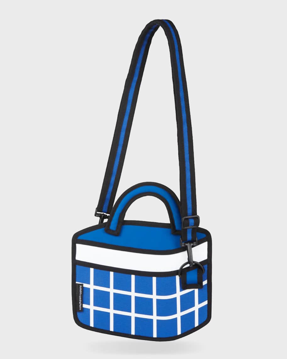 Jump from Paper Kid's Checkered Shoulder Bag | Neiman Marcus