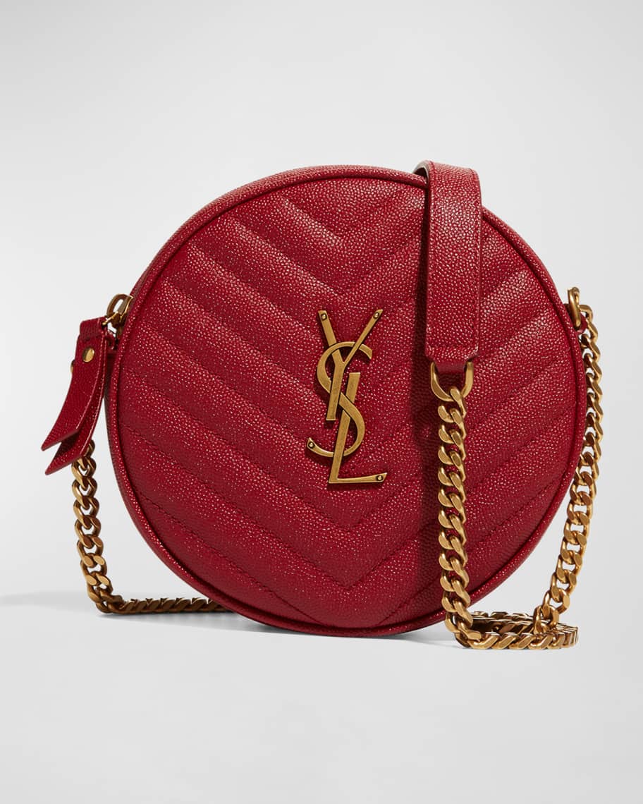 ysl round camera bag outfit