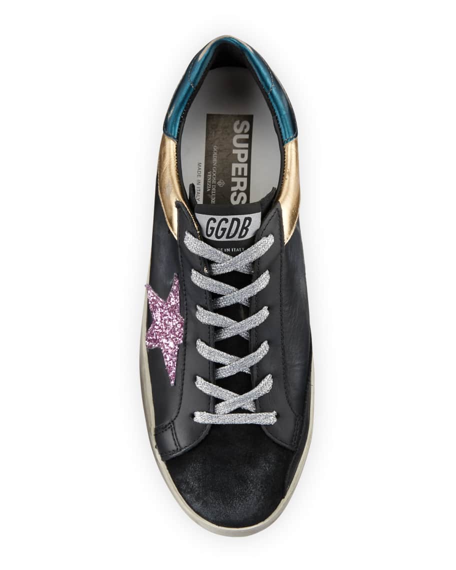 Golden goose superstar multi metallic sneakers outlet