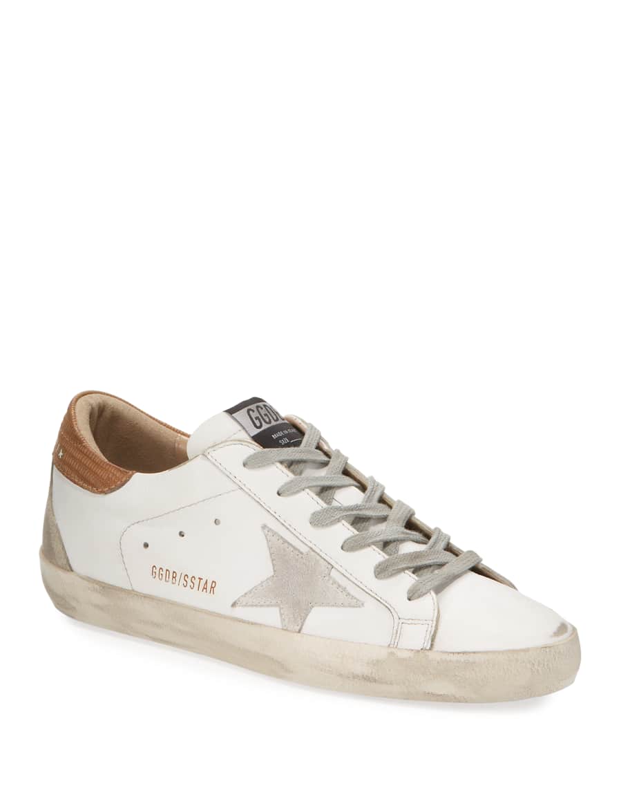 Golden Goose Superstar Leather Lace-Up Sneakers | Neiman Marcus