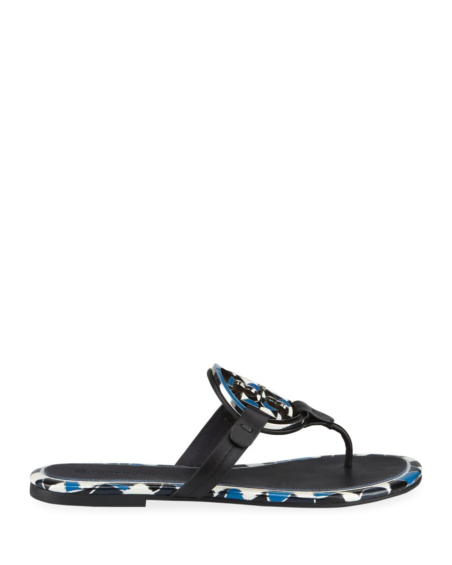 tory burch miller enamel sandals