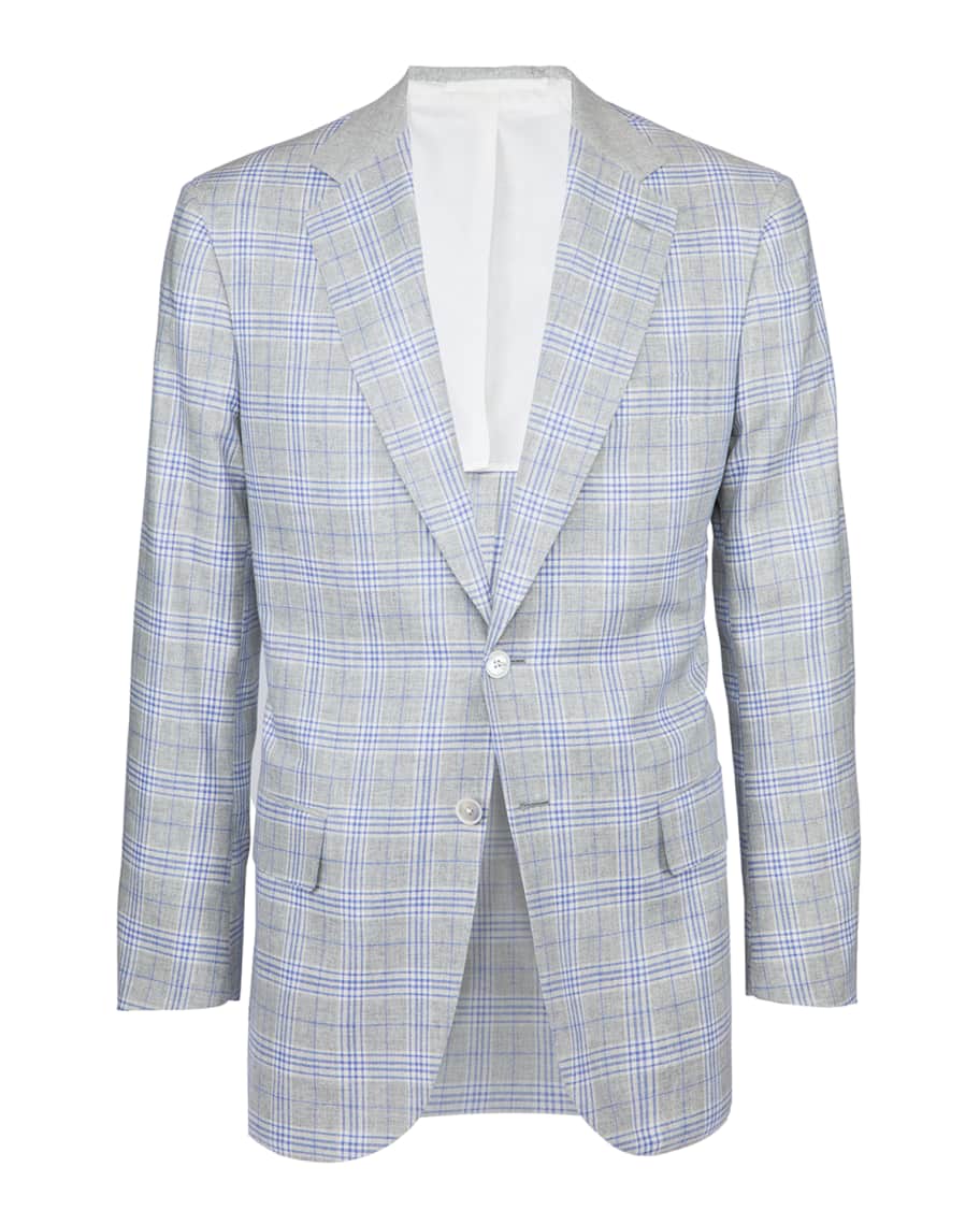 Stefano Ricci Men's Iconic SR Sartorial Plaid Sport Jacket | Neiman Marcus