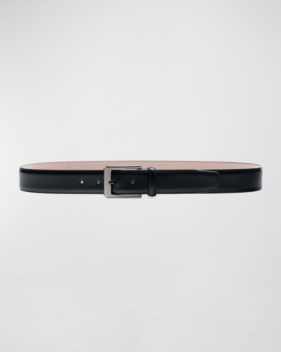 Magnanni Men's Vega Leather Belt | Neiman Marcus
