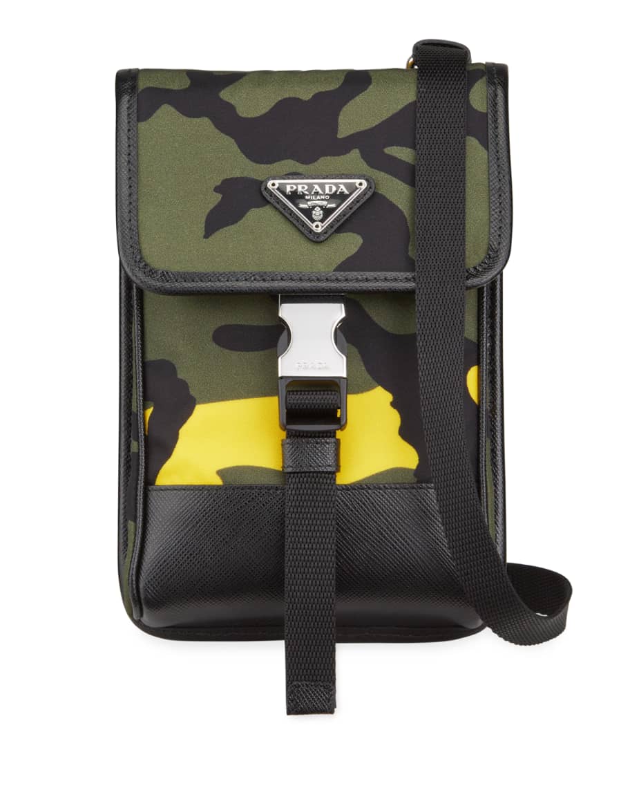 Prada camo crossbody top