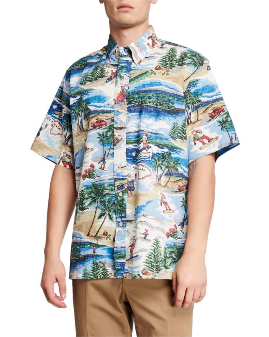 Reyn Spooner Hawaiian Christmas Shirt Patterns