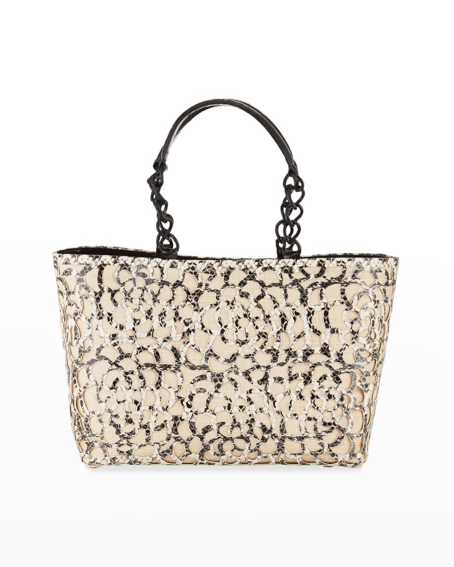 Nancy Gonzalez Limited-Edition Small Camellia Tote Bag | Neiman Marcus