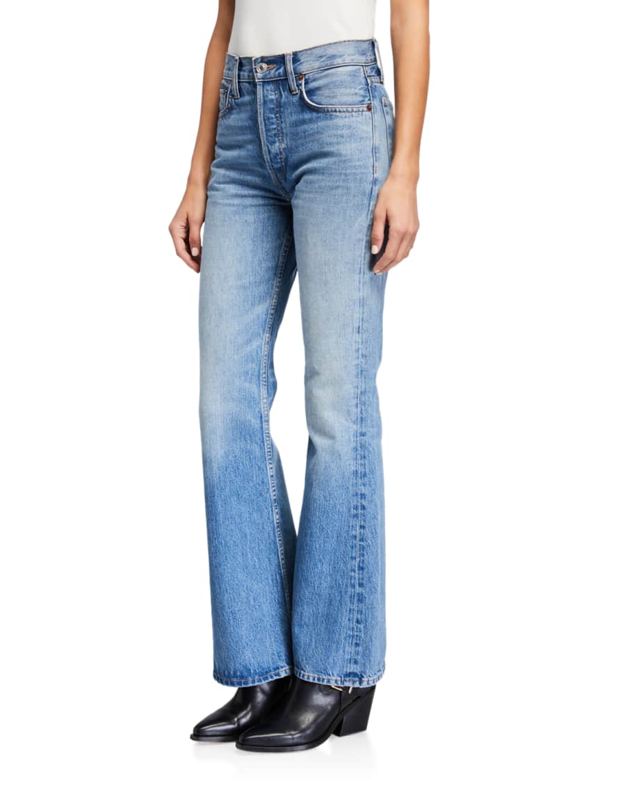 RE/DONE High Break Flare Jeans | Neiman Marcus