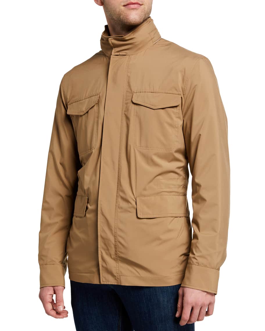 Peter Millar Men s Discovery All Weather Zip Front Jacket Neiman Marcus