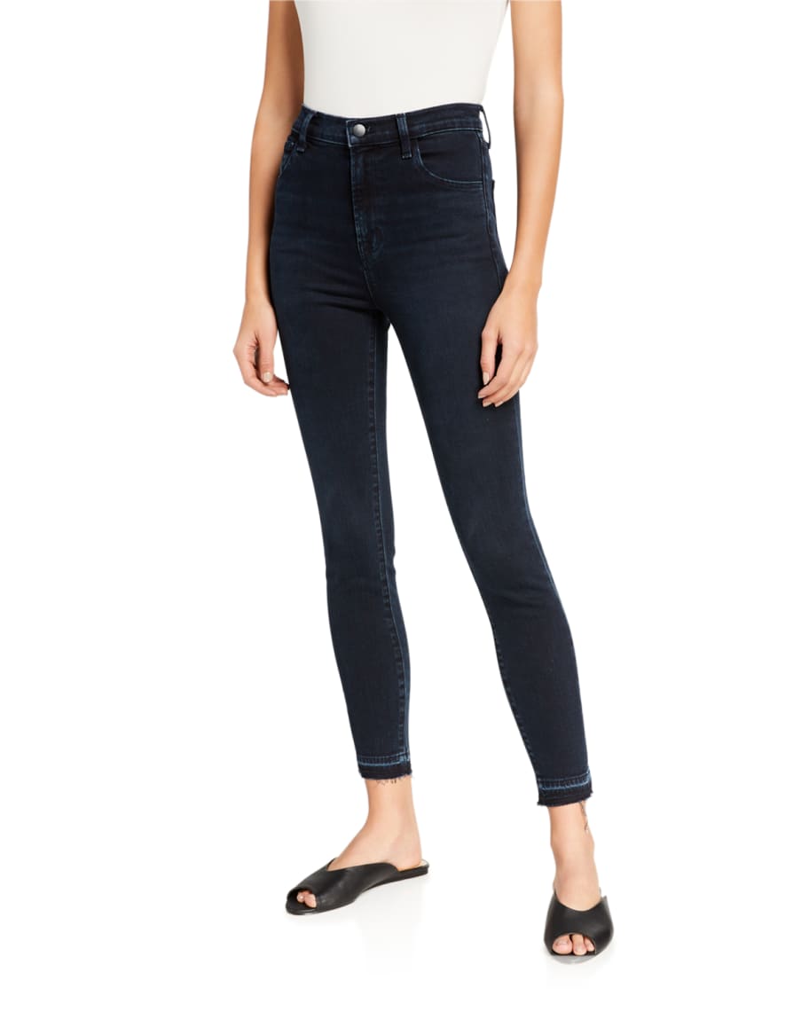 J Brand Leenah Super High Rise Skinny Jeans Neiman Marcus