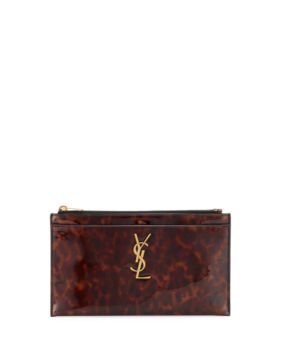 Ysl tortoise card holder shop