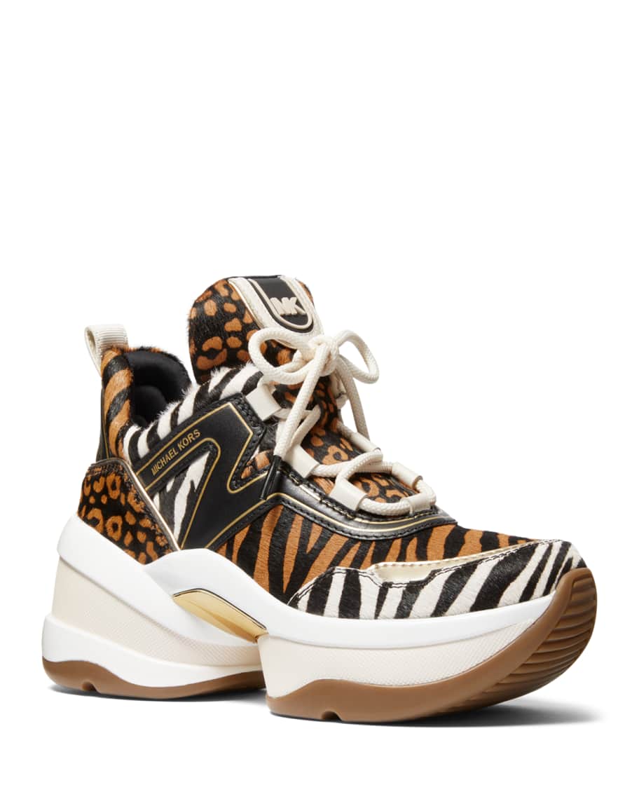 Michael kors sneakers animal print cheap