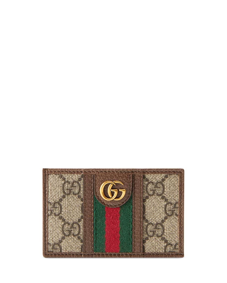 Gucci Men s GG Supreme Canvas Marmont Vertical Wallet Neiman Marcus
