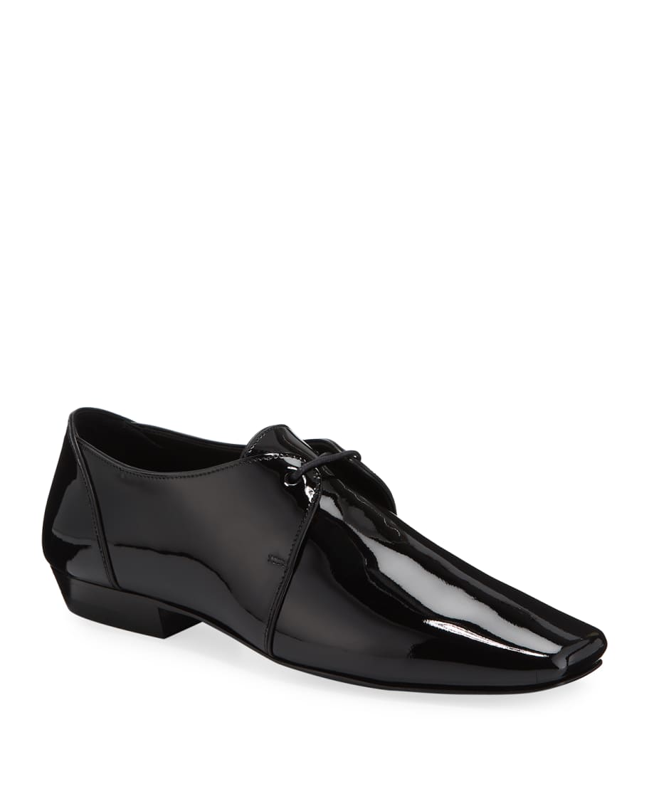 Saint Laurent Lace up shoes LEON 30 patent leather online shopping 