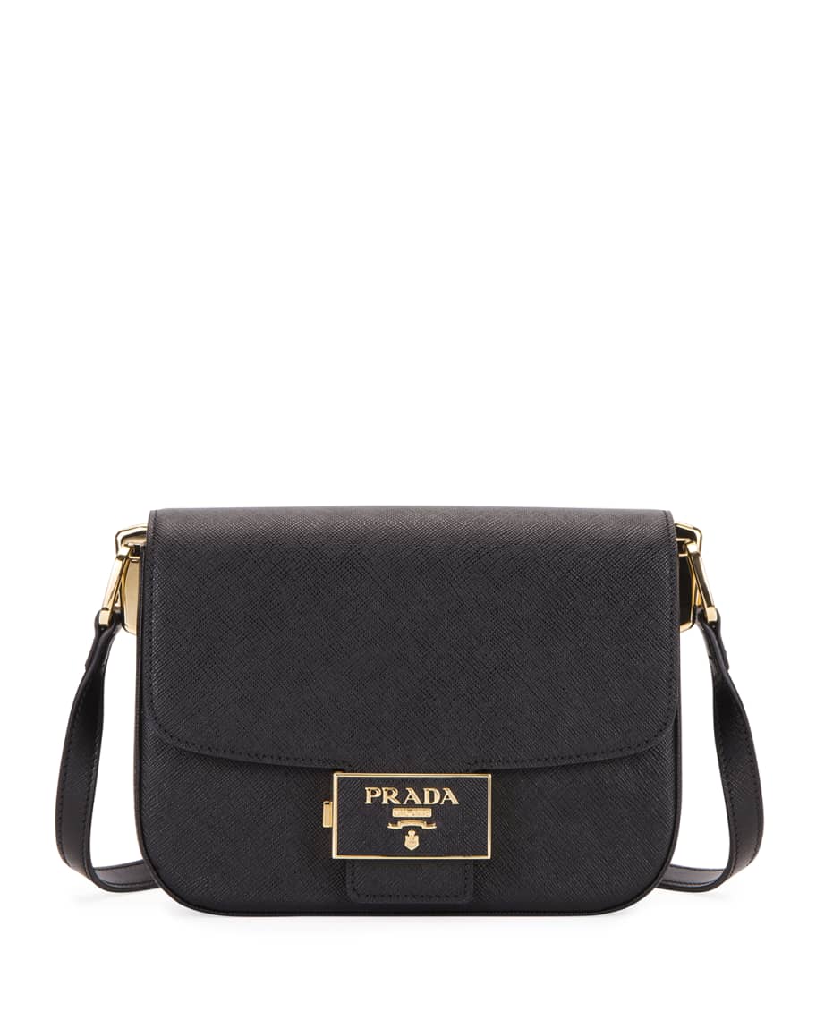 Prada Embleme Crossbody Bag | Neiman Marcus