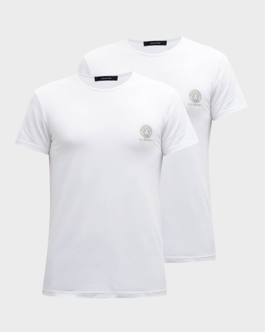 Versace Men's 2-Pack Medusa Head Logo T-Shirt | Neiman Marcus