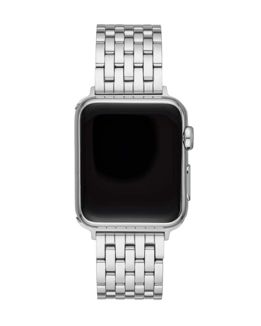 MICHELE 38mm 7 Link Stainless Steel Bracelet for Apple Watch