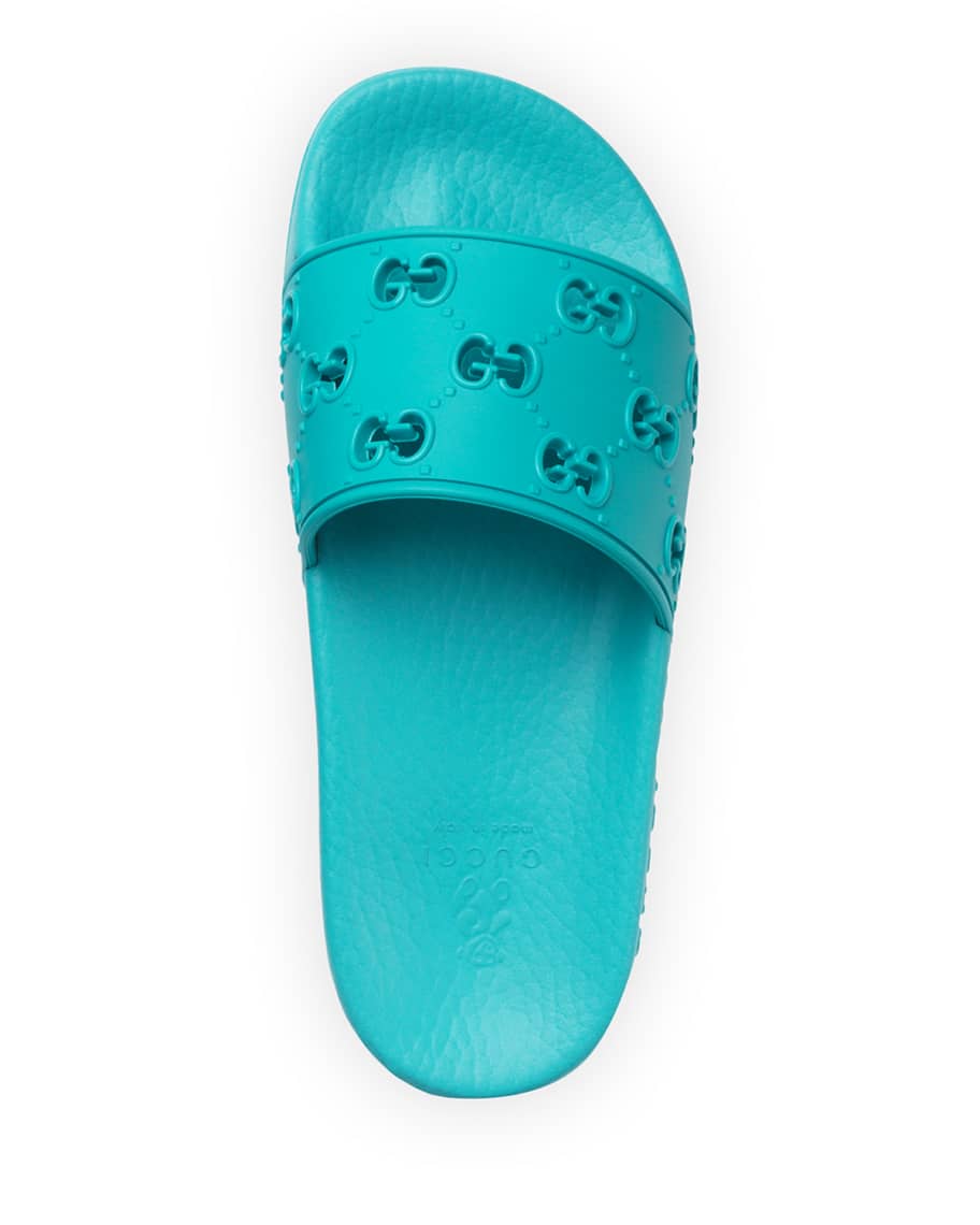 Gucci GG Cutout Slide Sandals, Toddler/Kids | Neiman Marcus