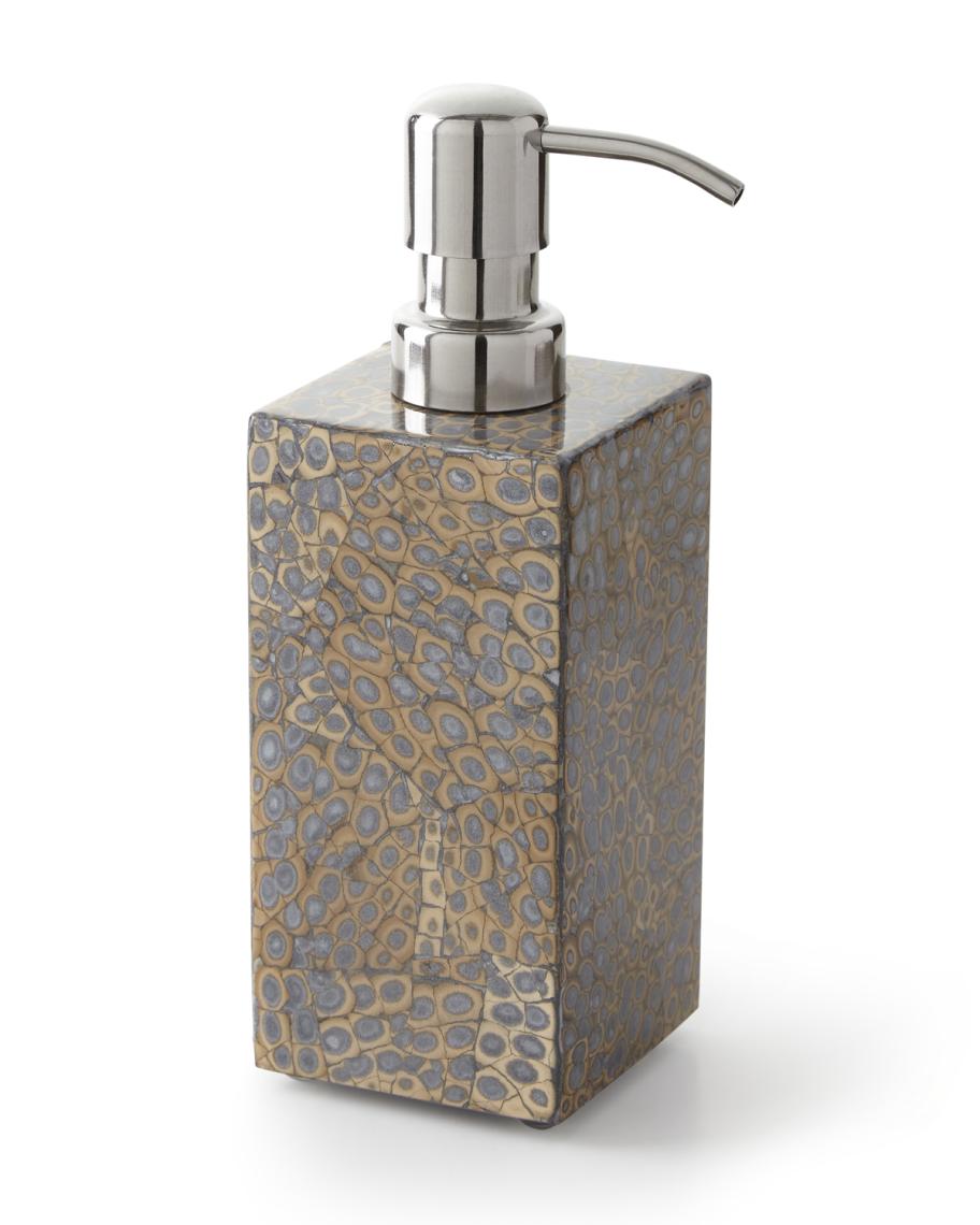 Pigeon and Poodle Callas Silver Soap Pump Dispenser | Neiman Marcus