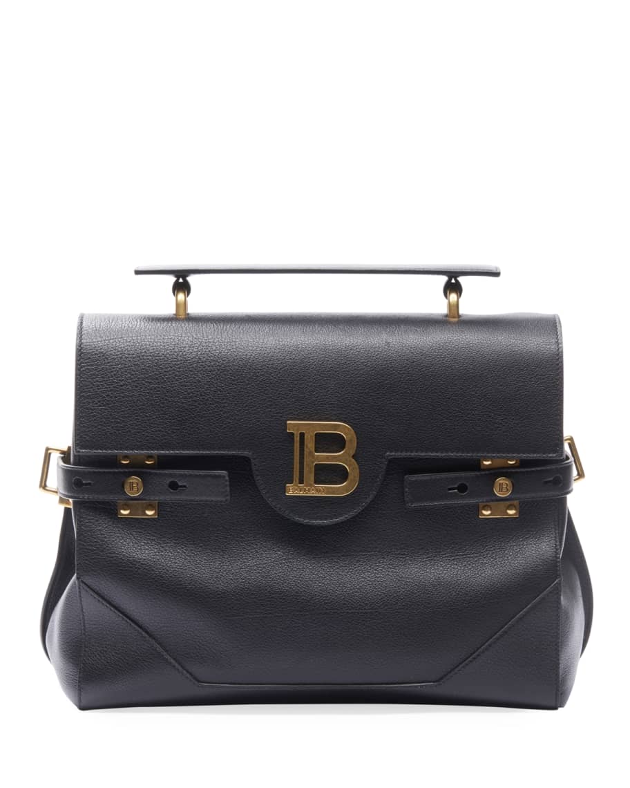 Balmain BBuzz 30 Buffalo Leather Bag | Neiman Marcus