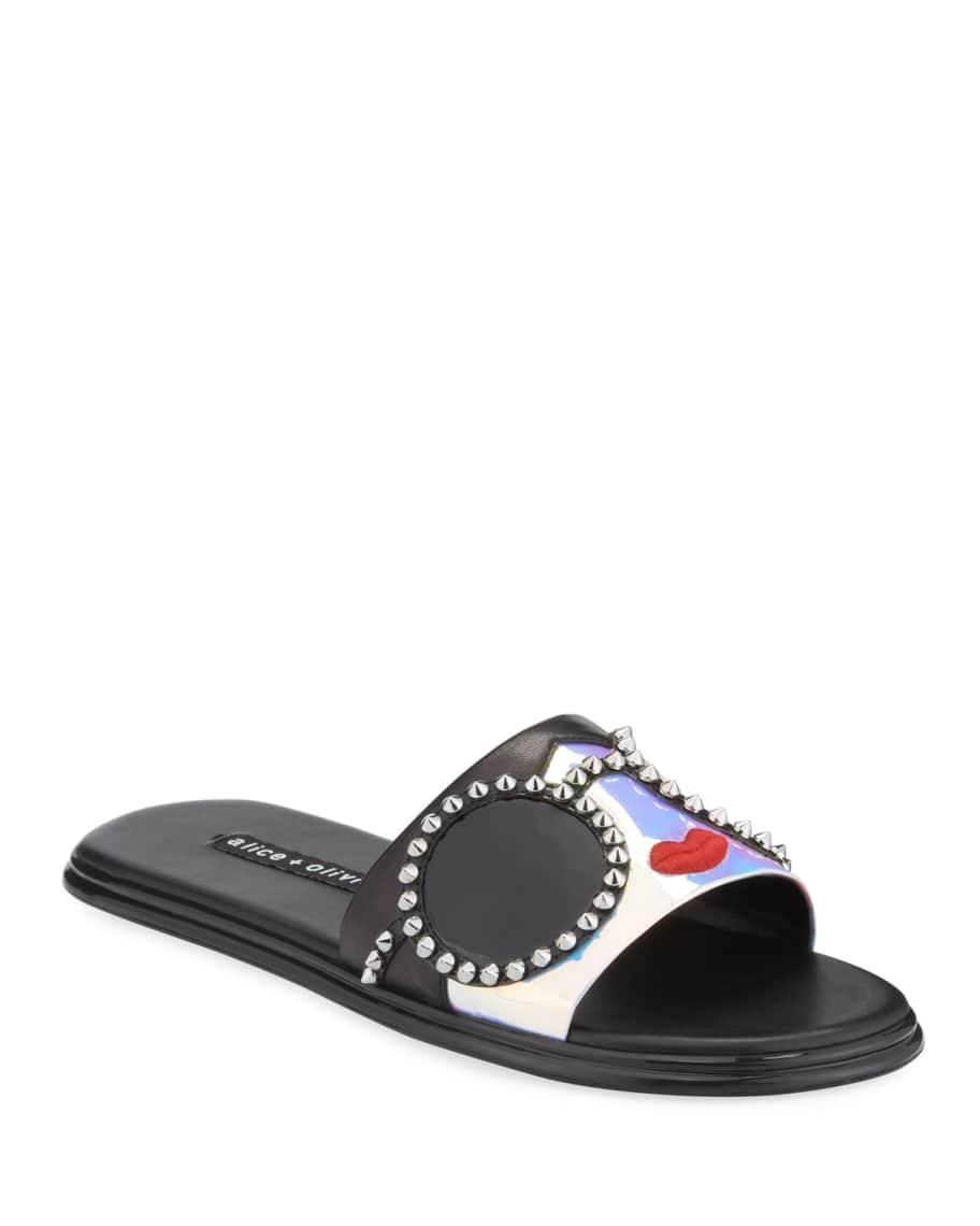 Alice and olivia slides hot sale