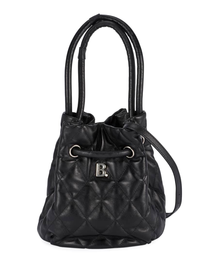 Balenciaga b quilted bucket bag new arrivals