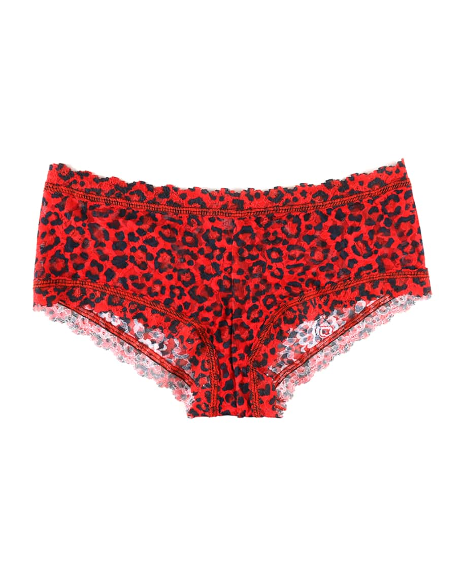 Hanky Panky Leopard Print Lace Boyshorts Neiman Marcus 0064