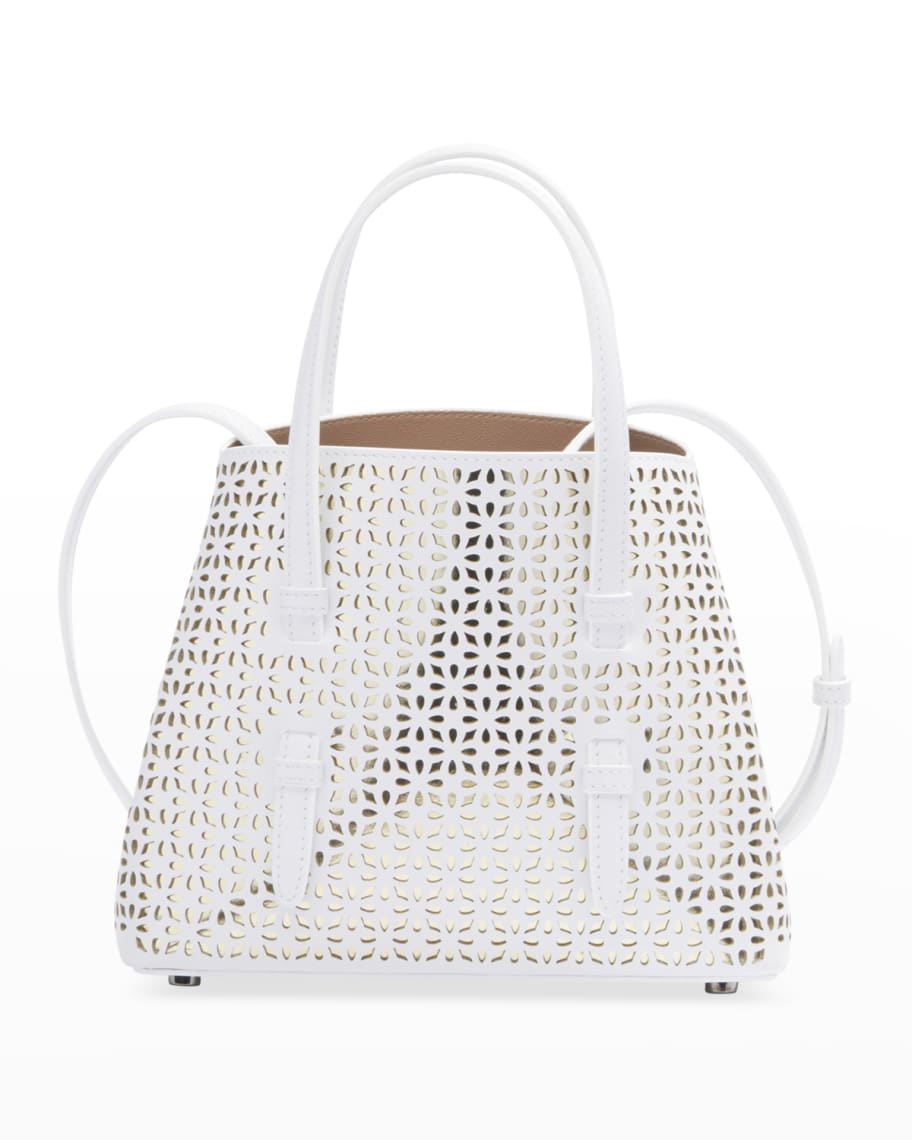 ALAIA Mina Mini Cutout Top Handle Bag | Neiman Marcus