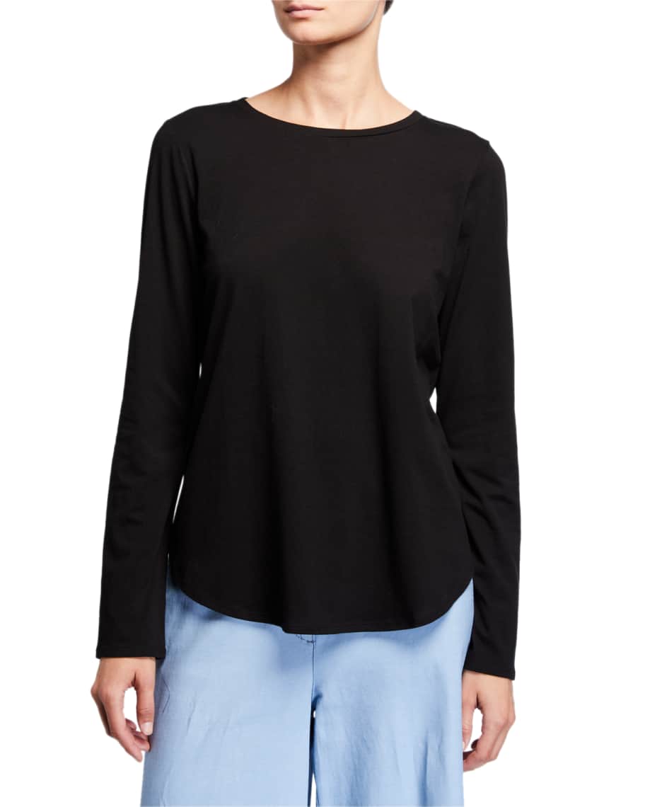Eileen fisher long sleeve tee best sale