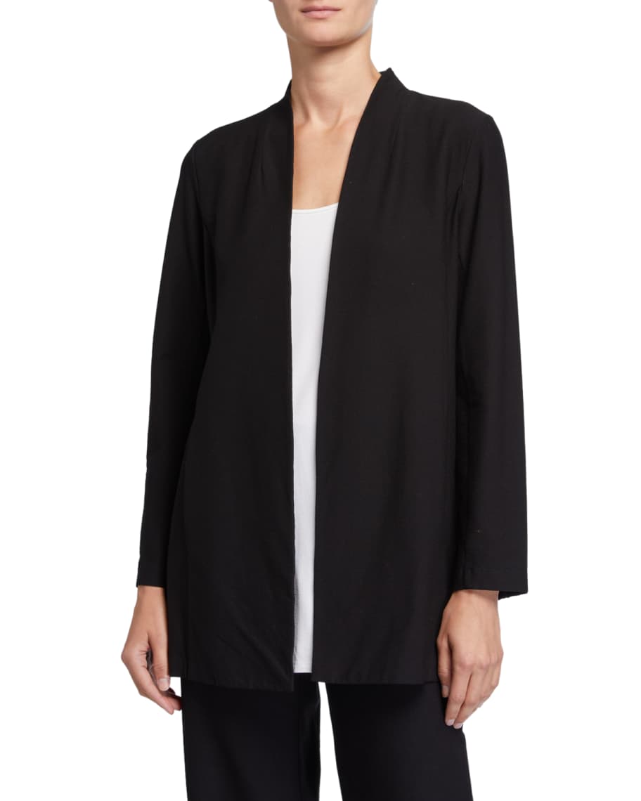 Eileen fisher washable stretch crepe jacket hotsell