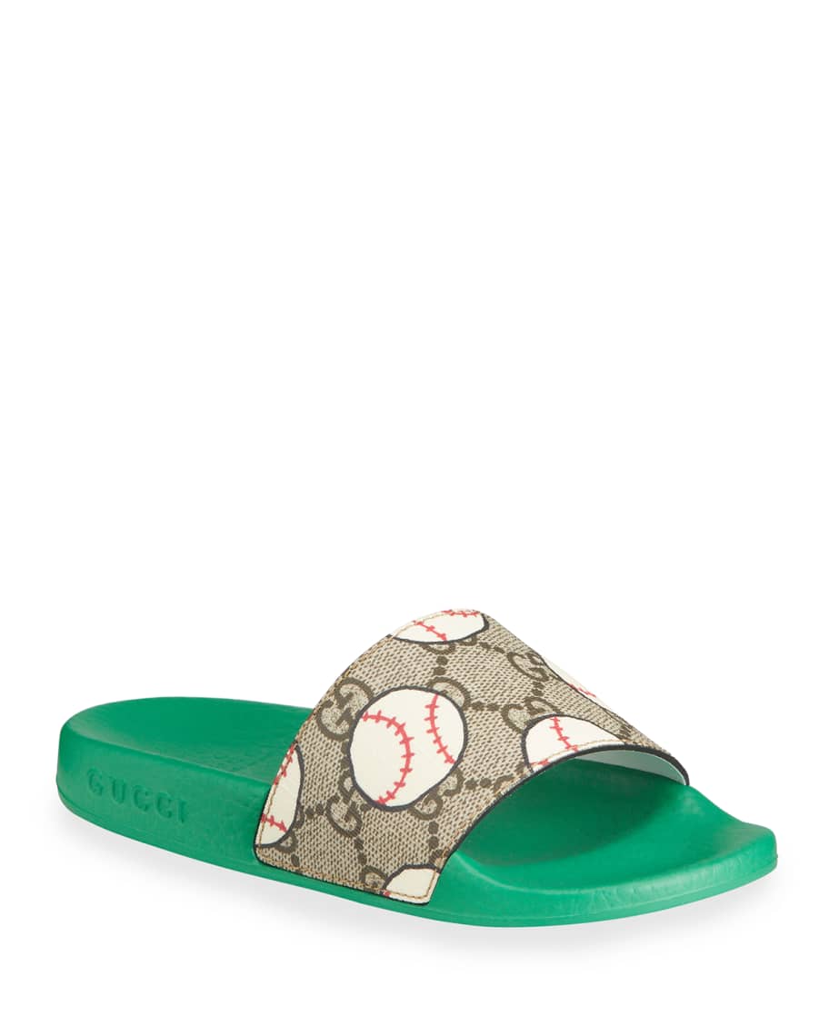 Gucci baseball slides top