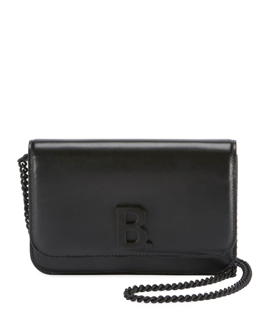 B Leather Wallet On Chain