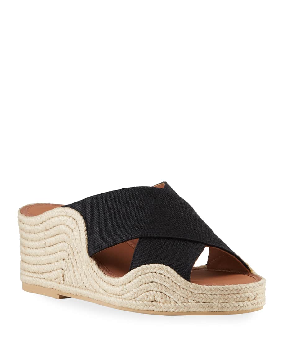 Aquatalia Marina Crisscross Espadrille Sandals Neiman Marcus