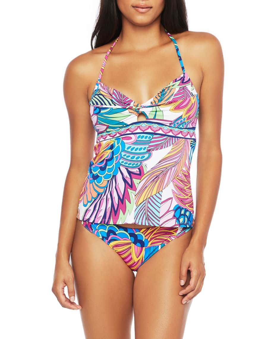 Trina turk shop paradise plume tankini