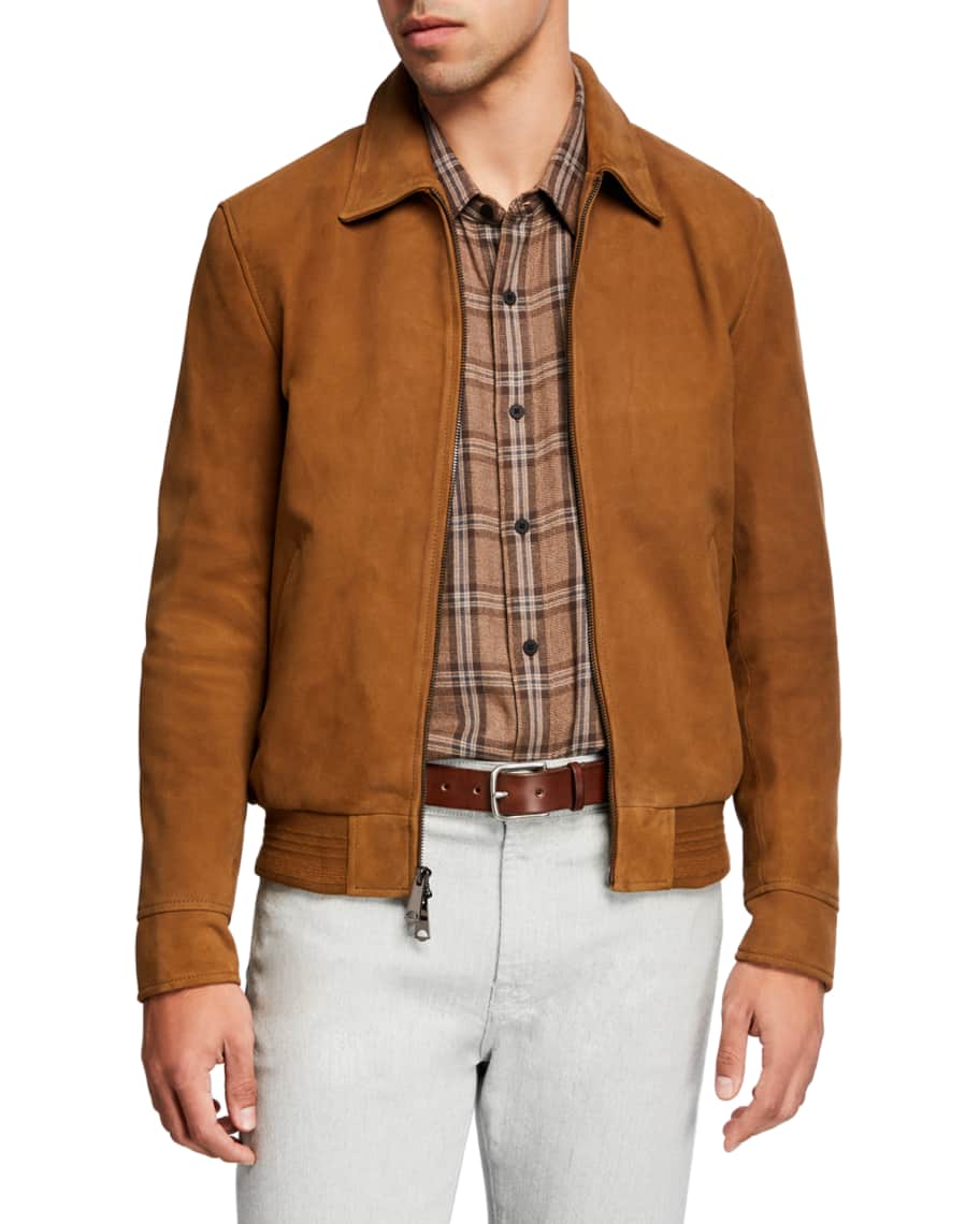 7 for all mankind suede clearance jacket