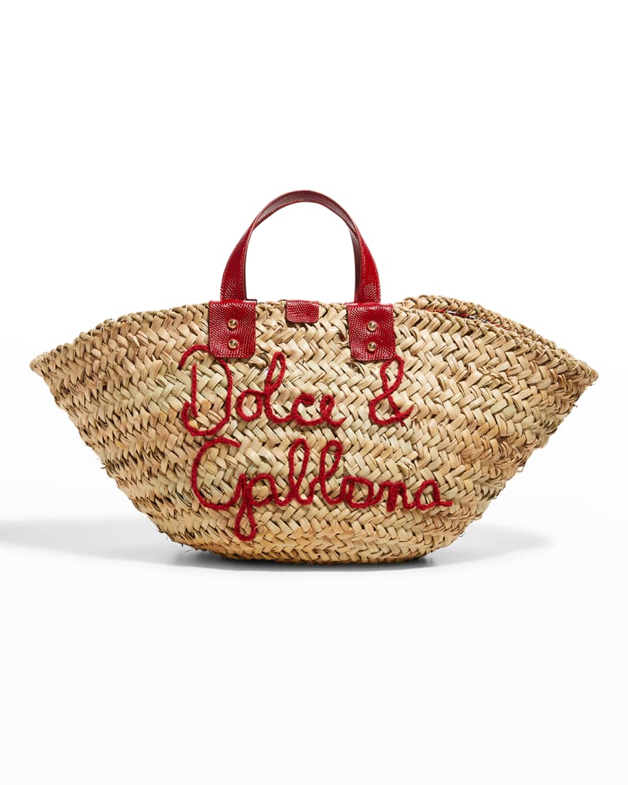 Dolce&Gabbana The Kendra Straw Tote Bag