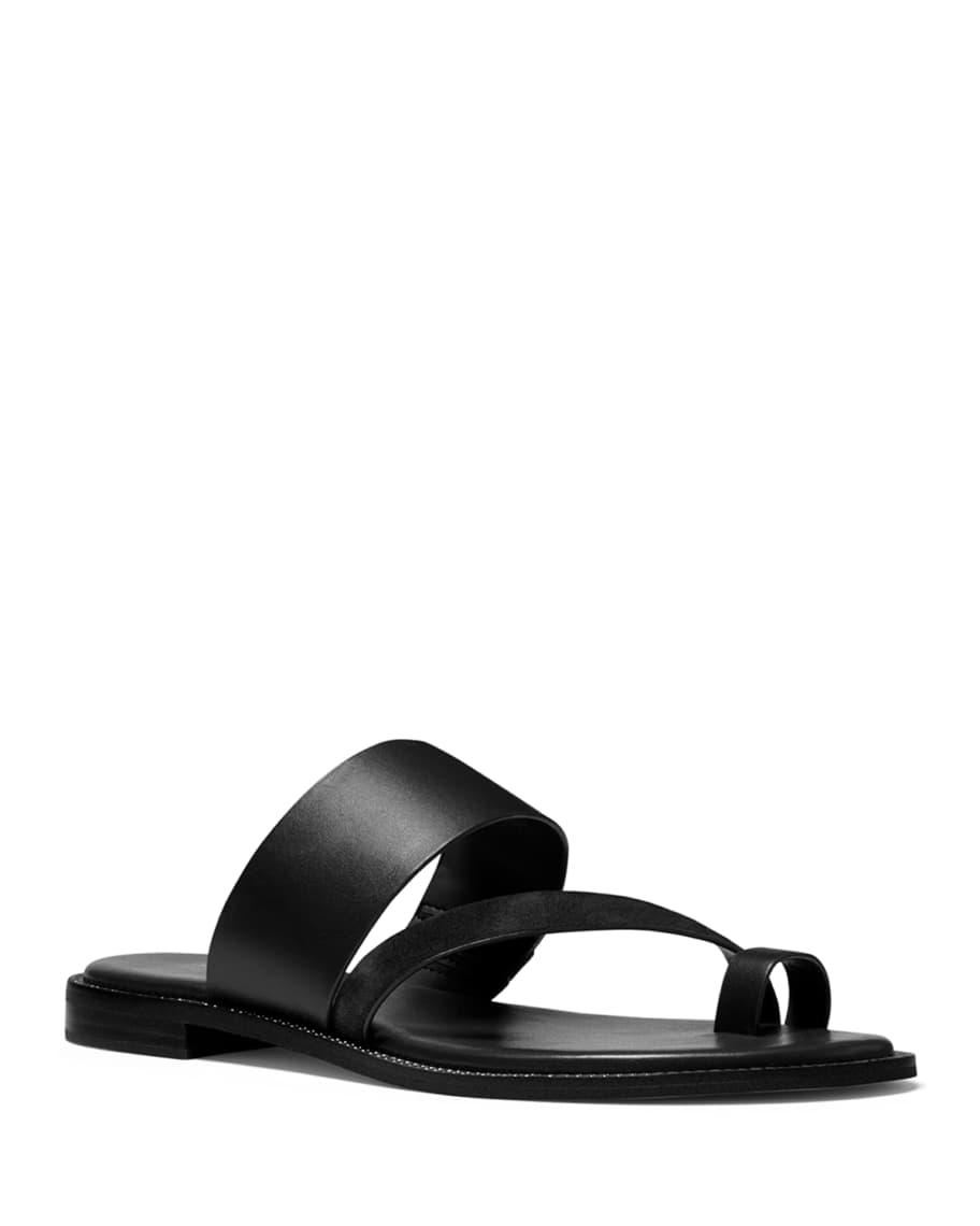 Pratt logo hot sale and leather sandal