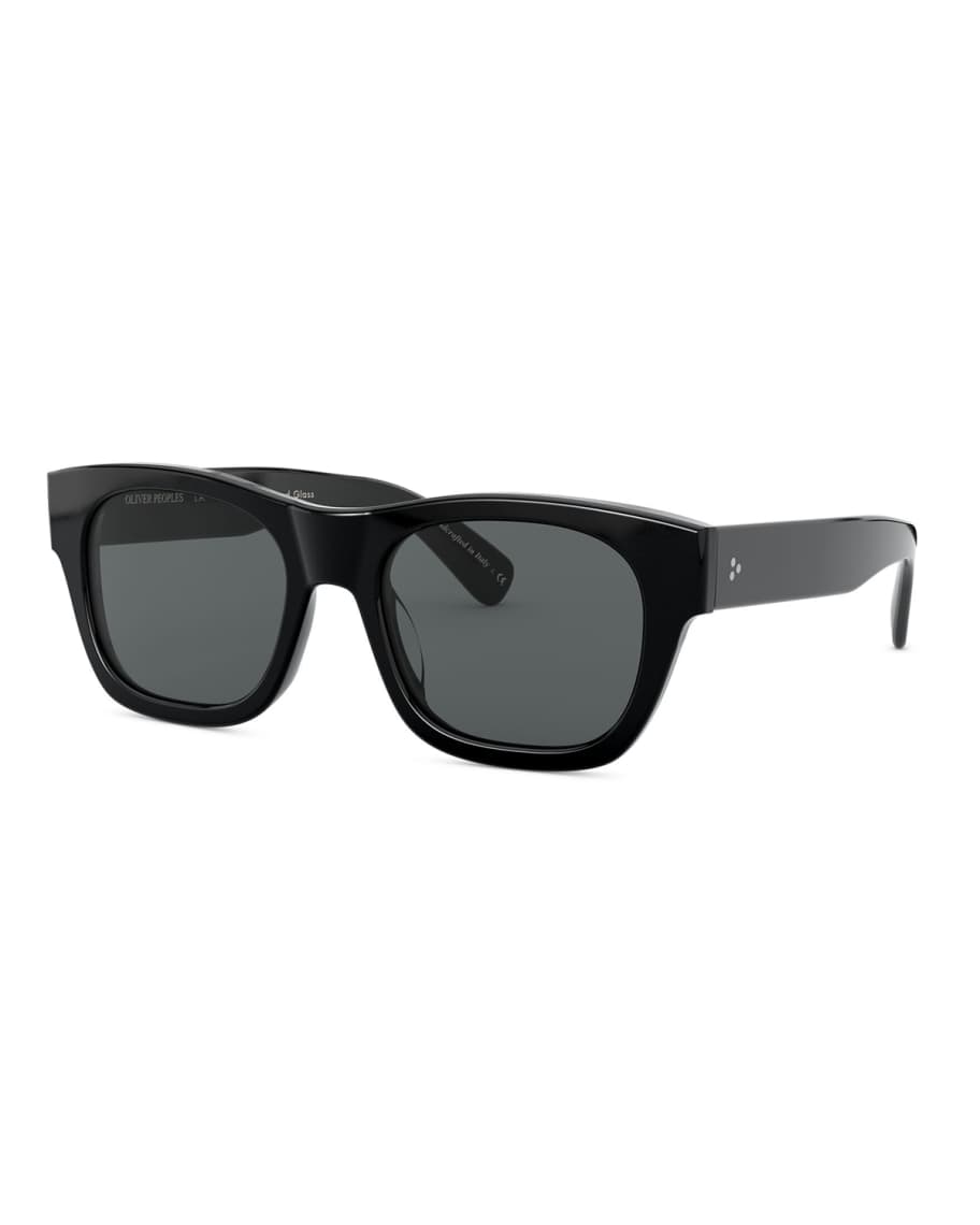 Oliver Peoples Men's Keenan Square Polarized Sunglasses | Neiman Marcus