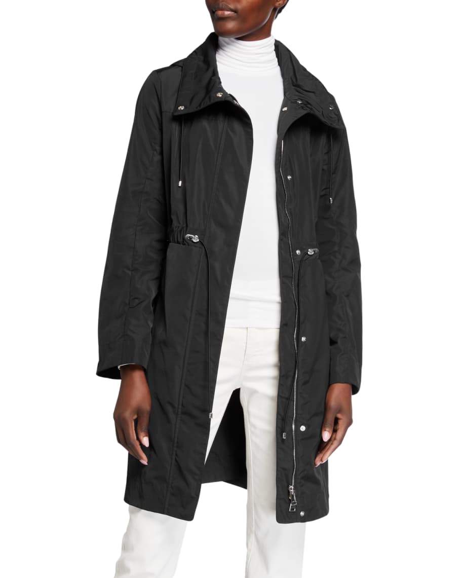 Moncler Malachite Long Parka Neiman Marcus