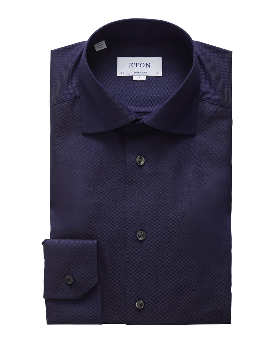 Eton Men's Contemporary Royal Oxford Dress Shirt | Neiman Marcus