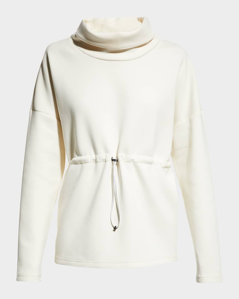 Varley Barton Sweat Funnel Neck Pullover Sweatshirt Neiman Marcus
