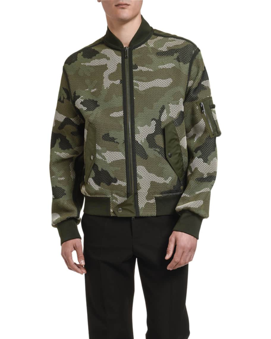 Valentino camo bomber jacket deals
