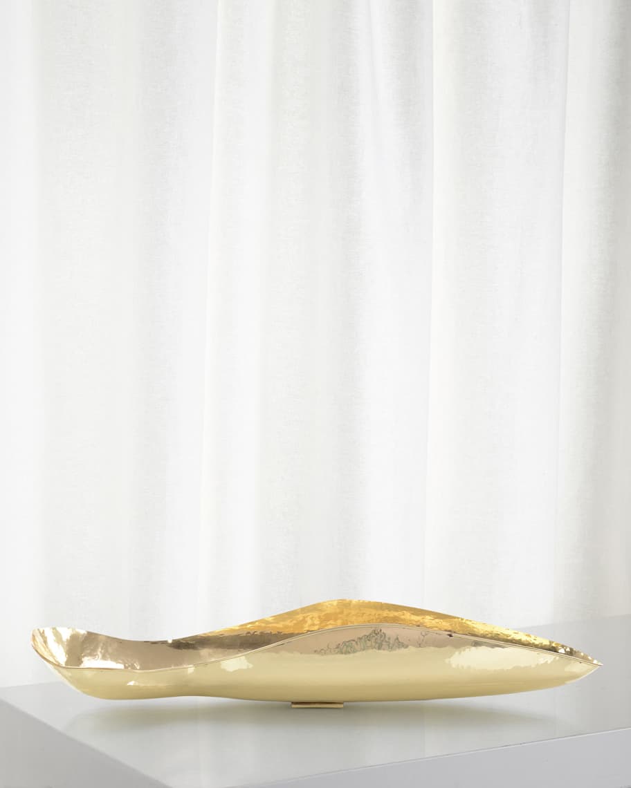 John-Richard Collection Sculptural Brass Bowl