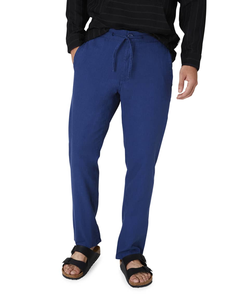 Onia Men's Collin Linen Pants | Neiman Marcus